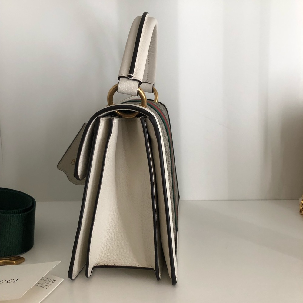 New Gucci Margaret top handle queen bee white - Picture 4 of 8